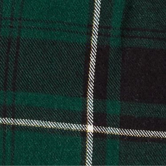 Carter's Green Plaid Button-front Top, 9M - Picture 5 of 7